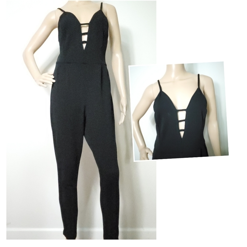 Rue 21 black jumpsuit juniors large